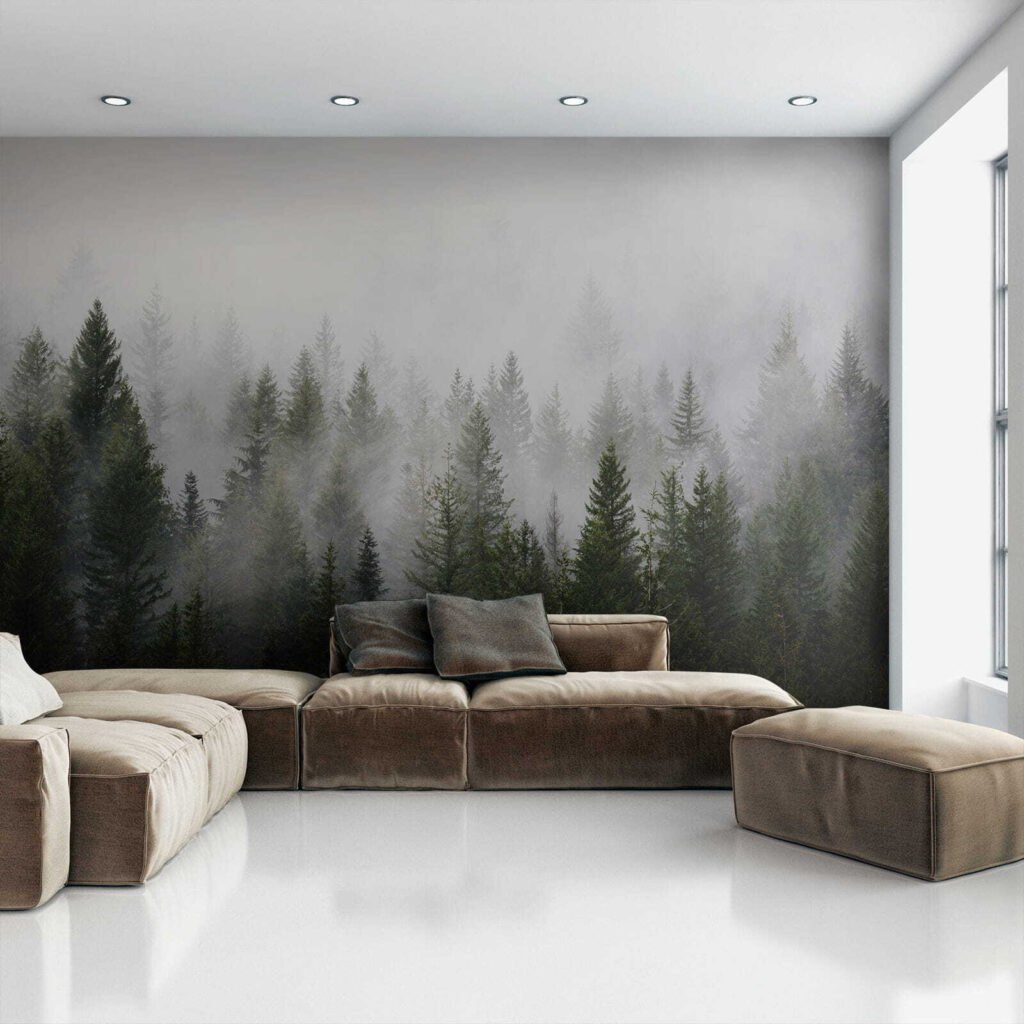 Pinheiros de alturas diferentes — interior 4