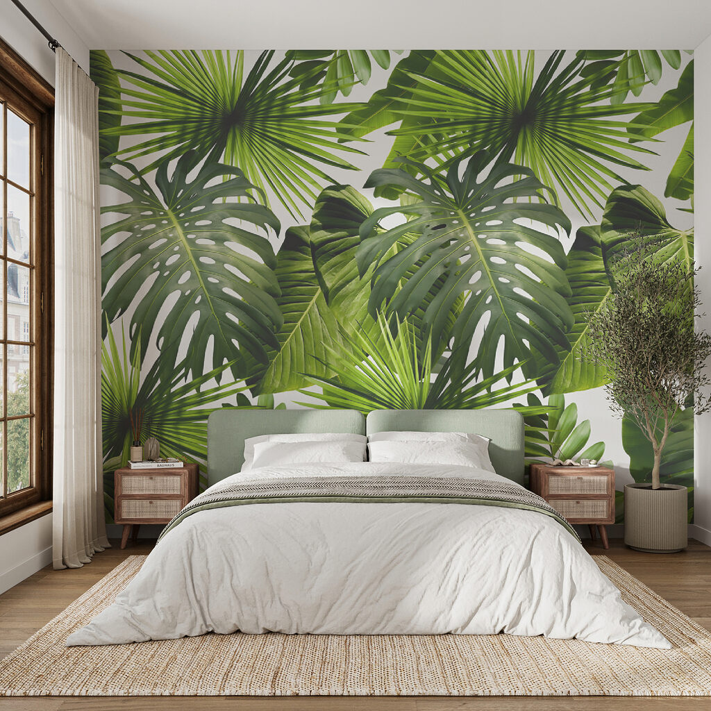 Folhas em verde primaveril — interior 9