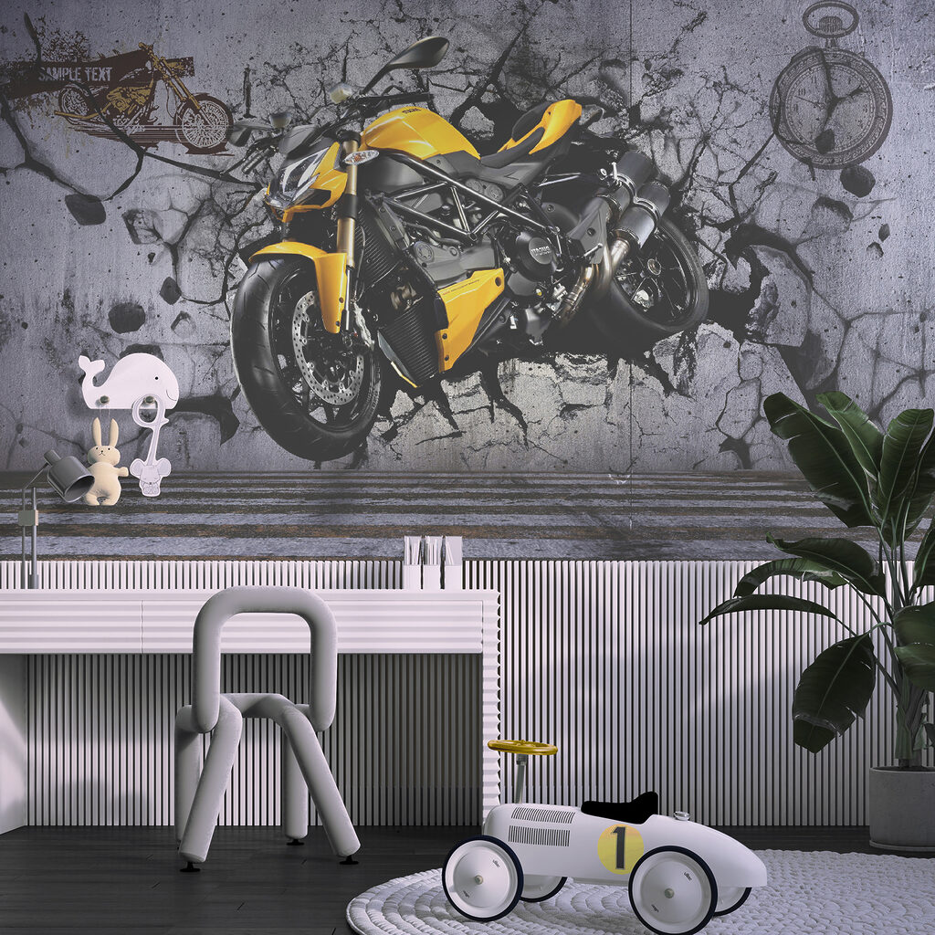 Mota contra a parede — interior 3