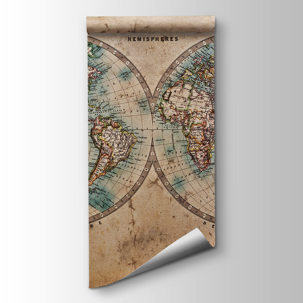 Mapas redondos em bege — vista do produto