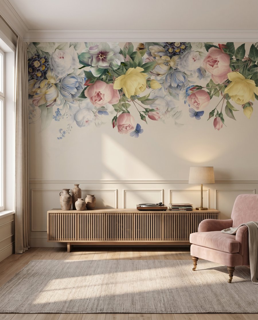 Grandes flores pendentes — interior 3