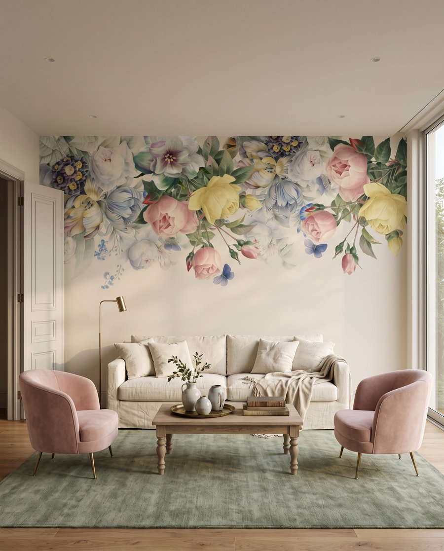Grandes flores pendentes — interior 6