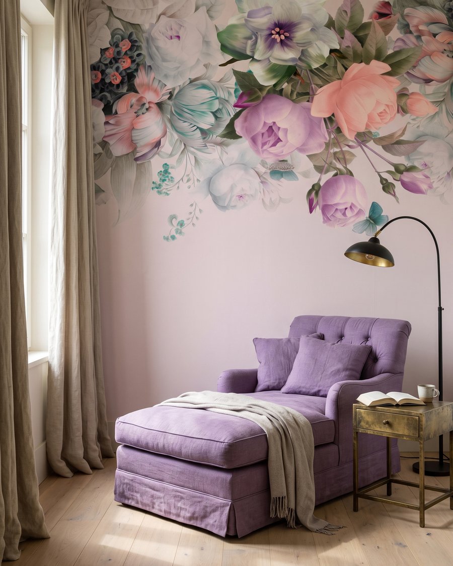 Grandes flores pendentes — interior 3