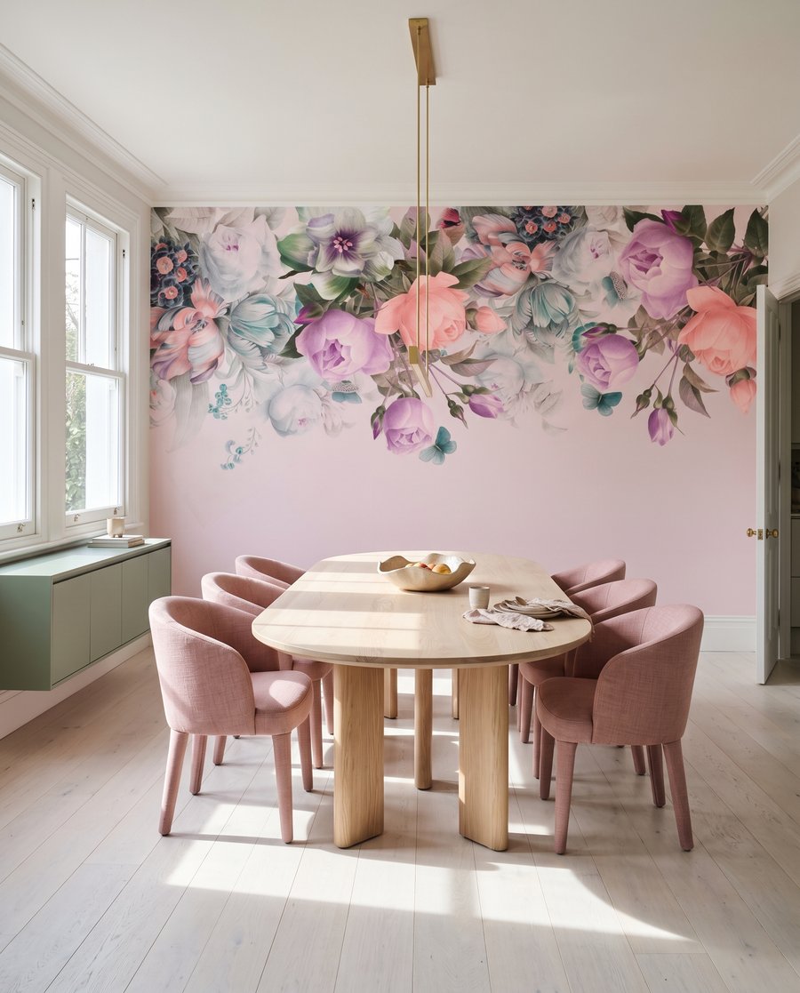 Grandes flores pendentes — interior 7