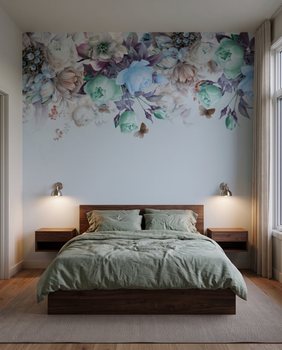 Grandes flores pendentes — interior 3