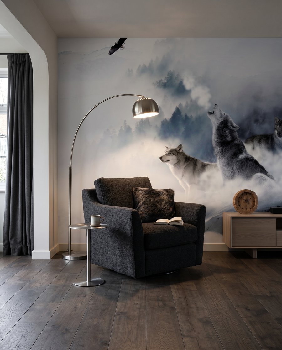 Lobos em vales brancos — interior 3