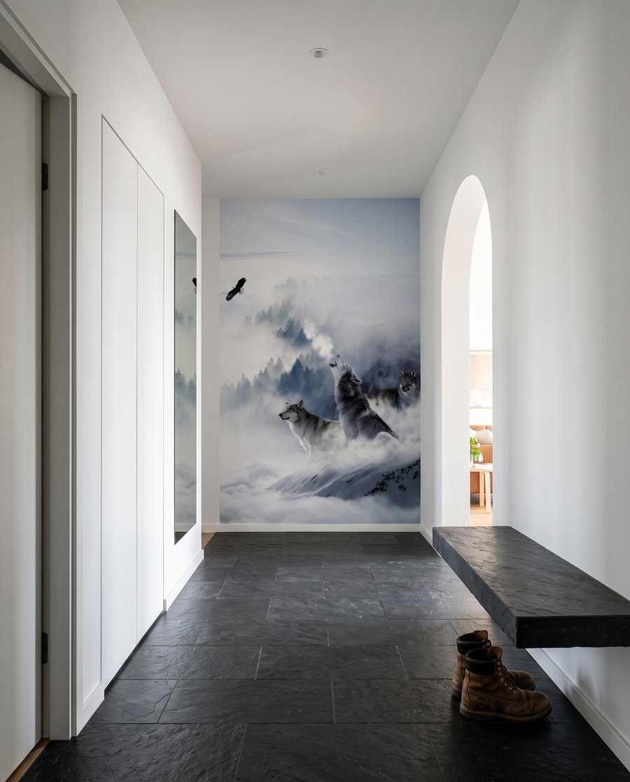 Lobos em vales brancos — interior 4