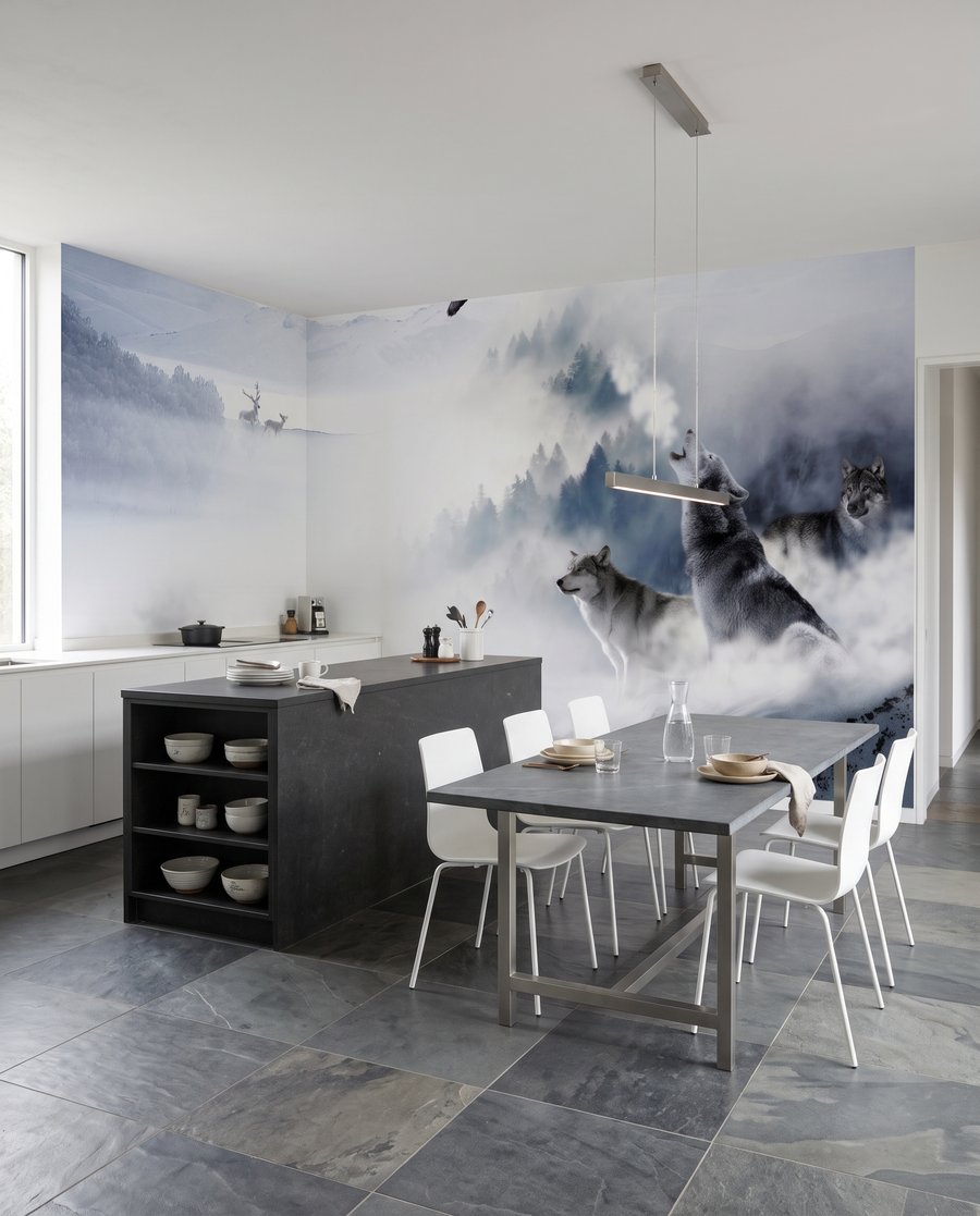 Lobos em vales brancos — interior 6