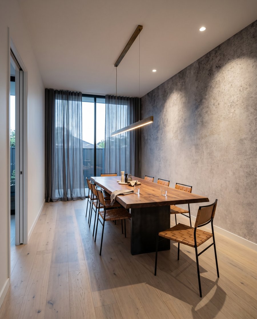 Cinzento gasto com luz — interior 7
