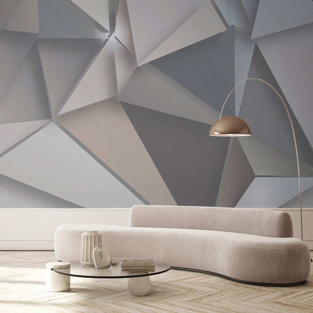 Facetas pontiagudas em cinzento — interior 6