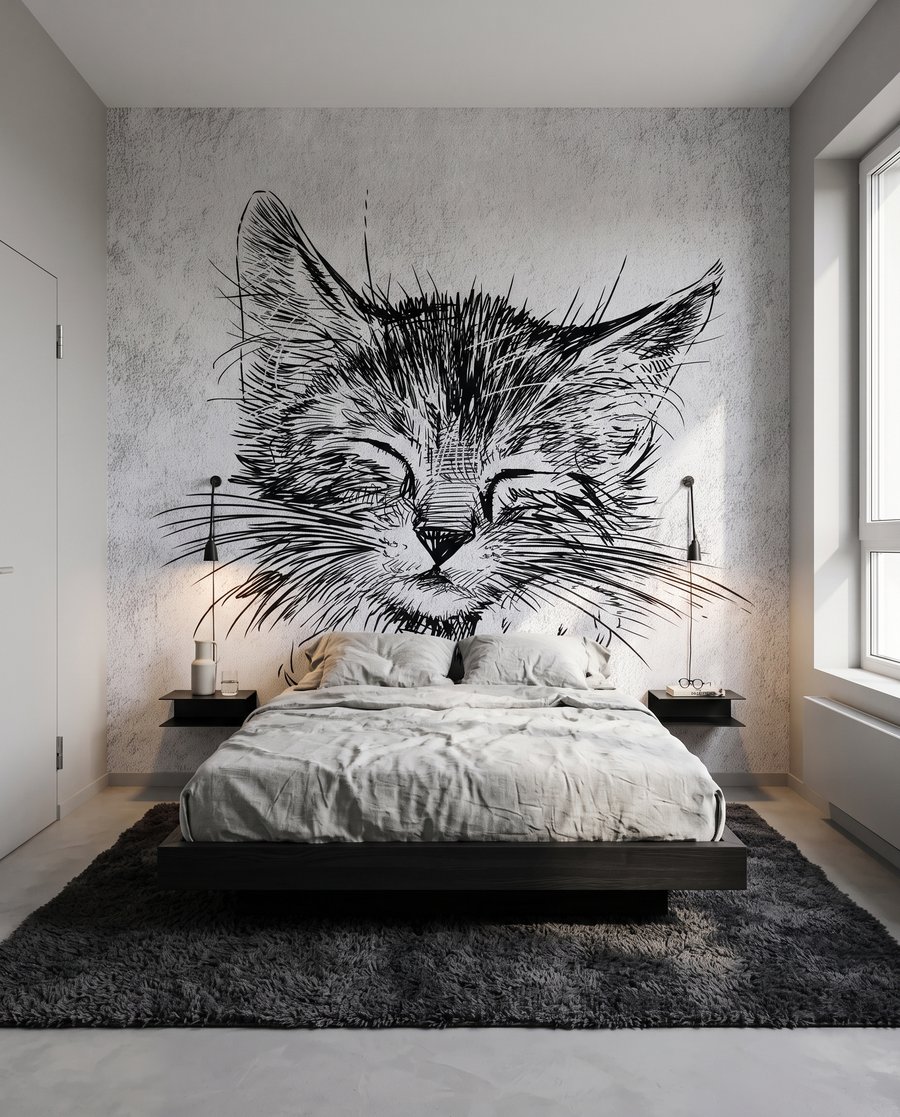 Gato sonolento — interior 2