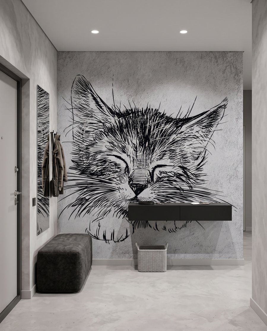 Gato sonolento — interior 4