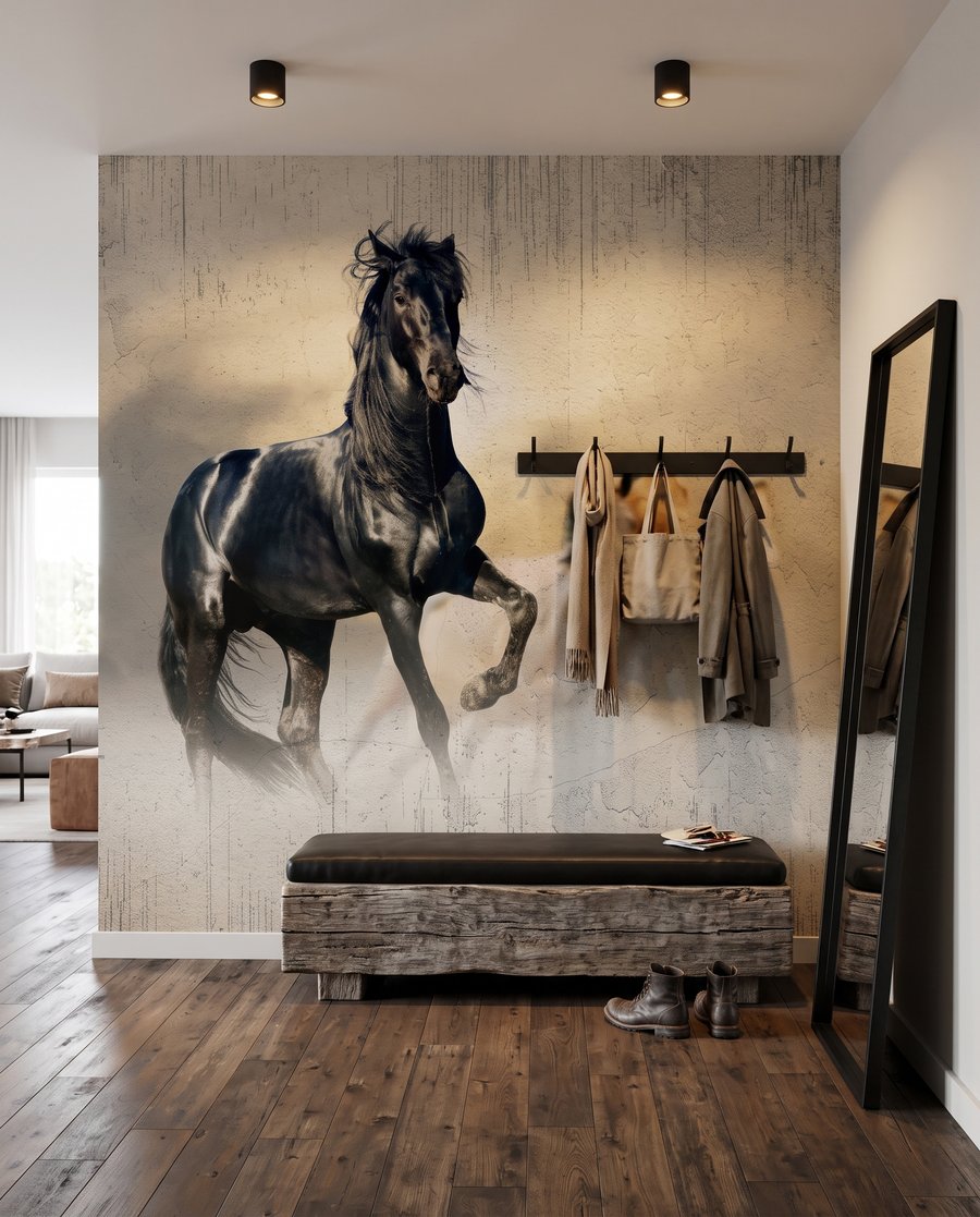Cavalos na luz — interior 6
