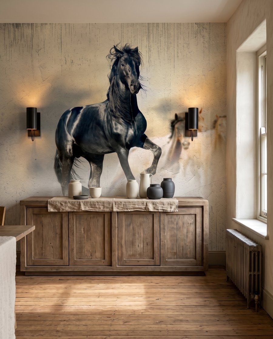 Cavalos na luz — interior 7