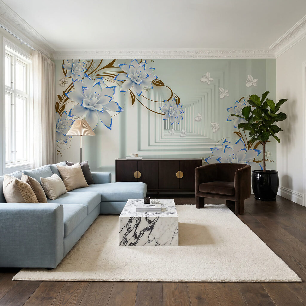 Corredor de flores — interior 1