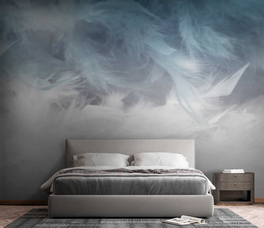 Penas numa névoa azul — interior 4