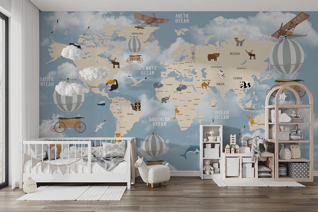 Mapa do mundo voador — interior 9