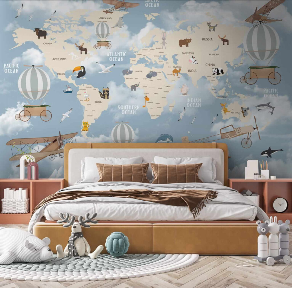 Mapa do mundo voador — interior 7