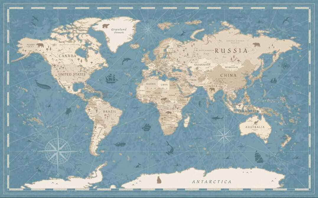 O mundo desenhado — design completo