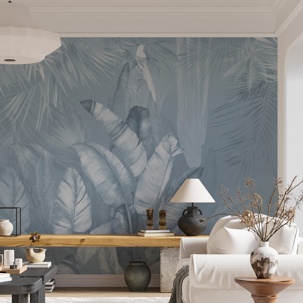 Folhas tropicais e aves — interior 7