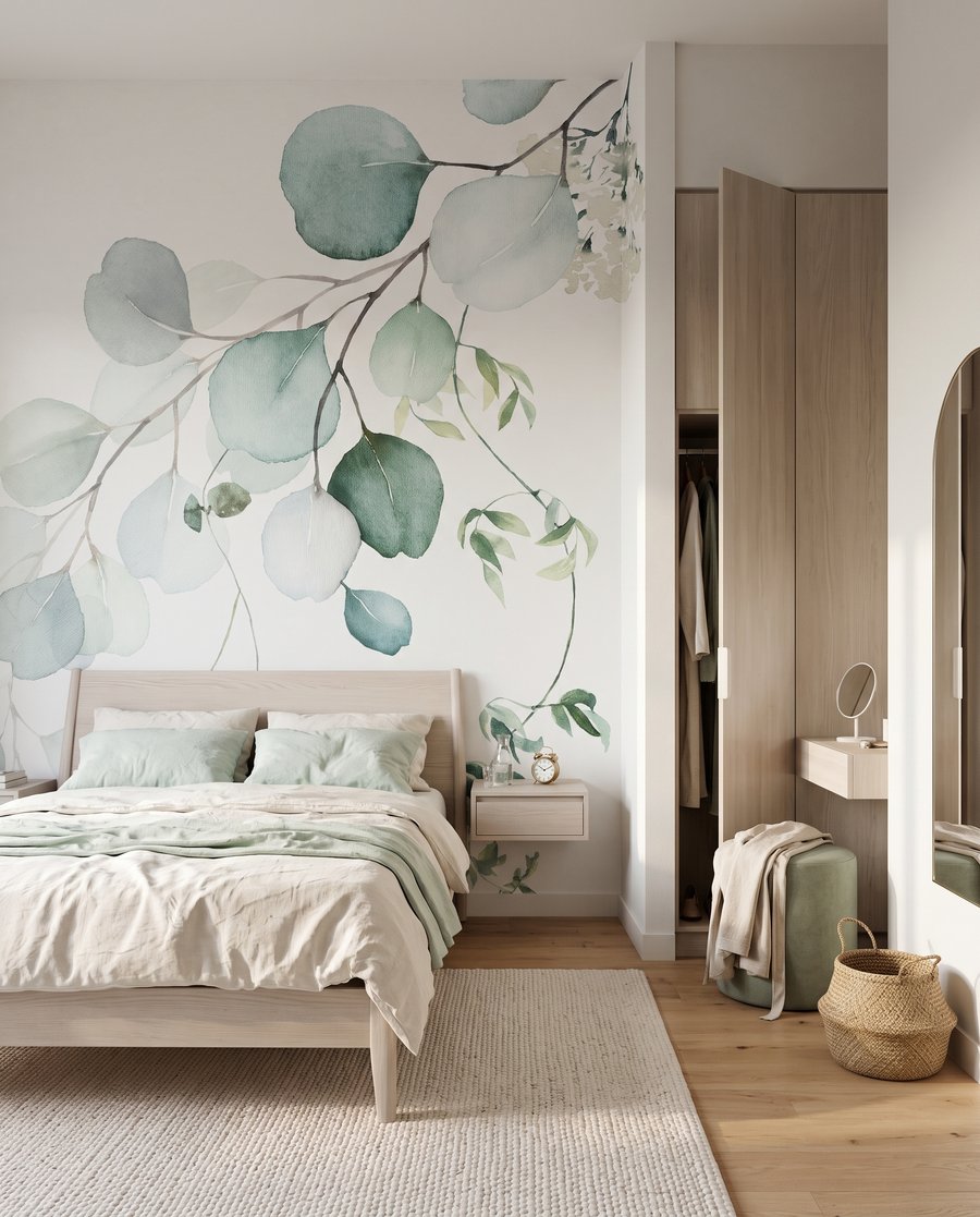 Ramo em verde-água — interior 2