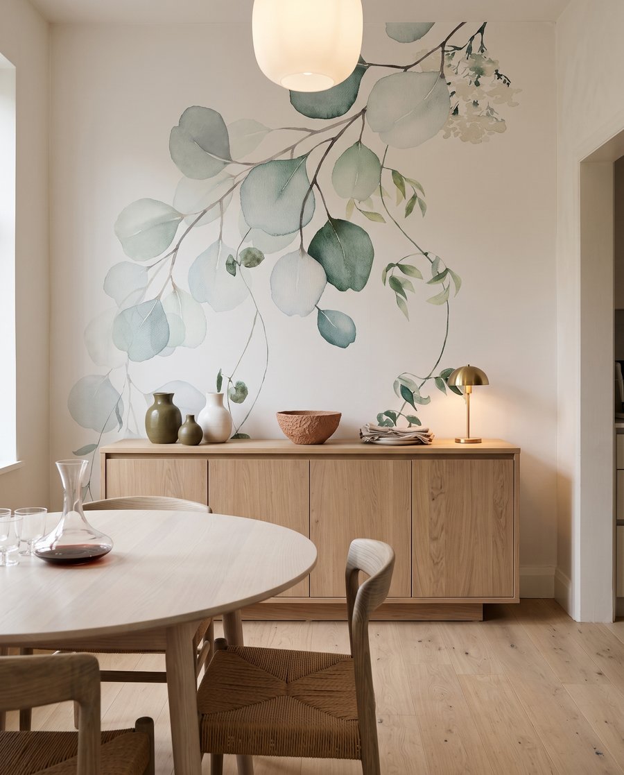 Ramo em verde-água — interior 4