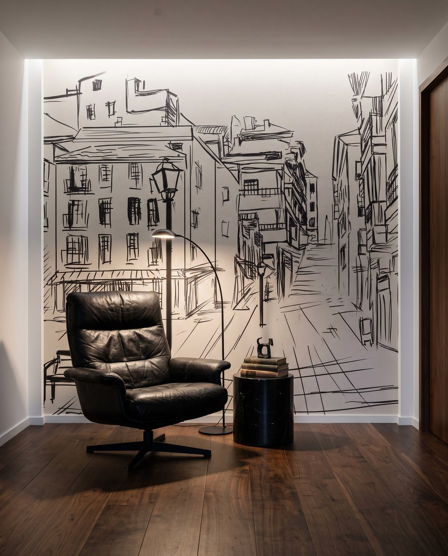 Rua em esboço — interior 5