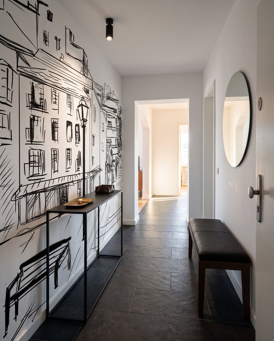 Rua em esboço — interior 6