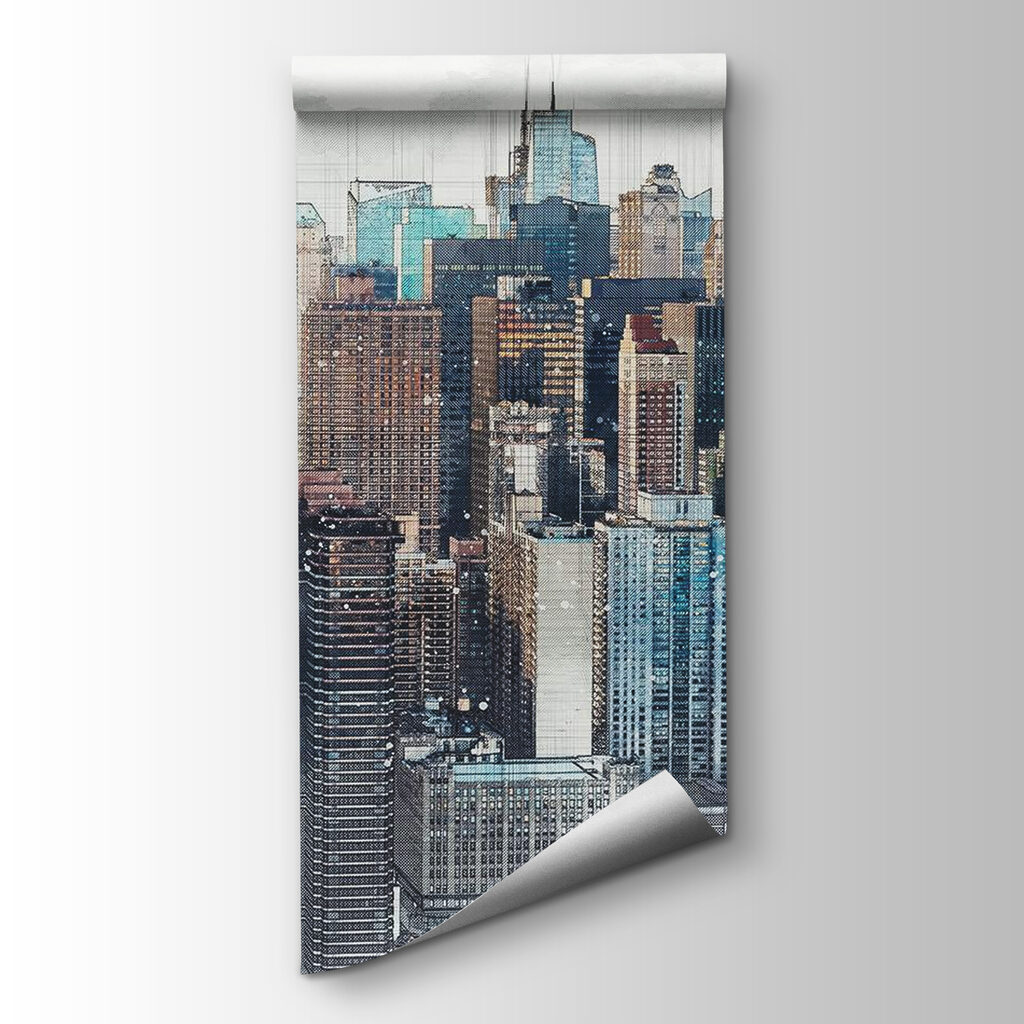 Manhattan atrás de véus — vista do produto
