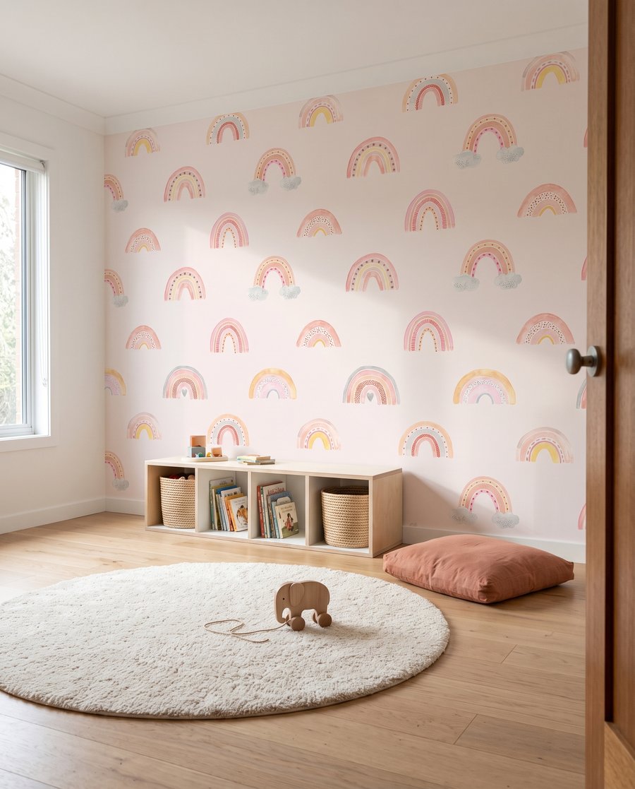 Pequenos arco-íris em rosa — interior 2
