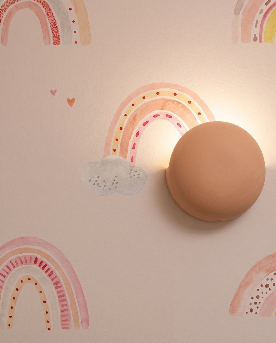 Pequenos arco-íris em rosa — detalhe