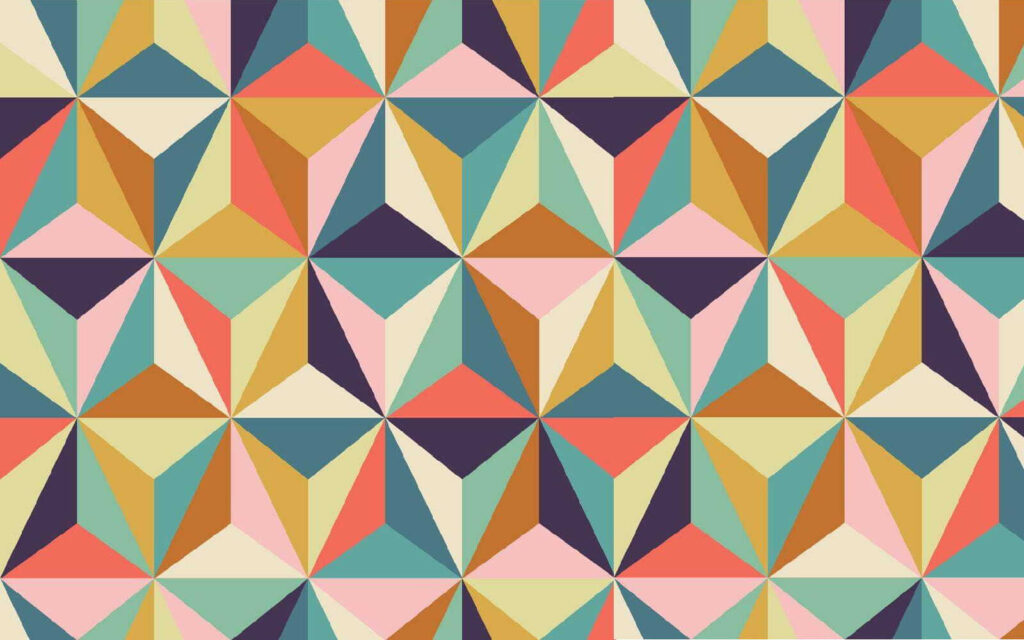 Festa de triângulos — design completo