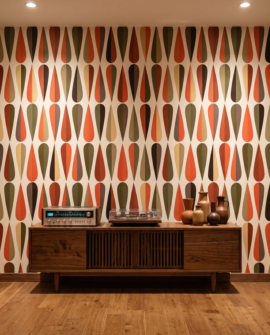 Gotas em ritmo retro — interior 4