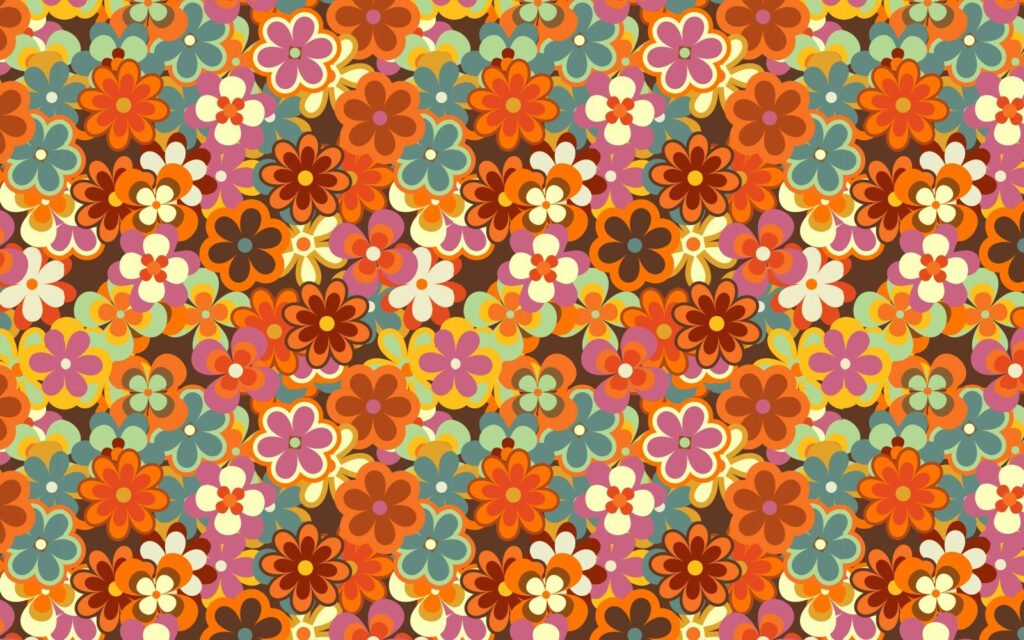 Ritmo festivo de flores — design completo