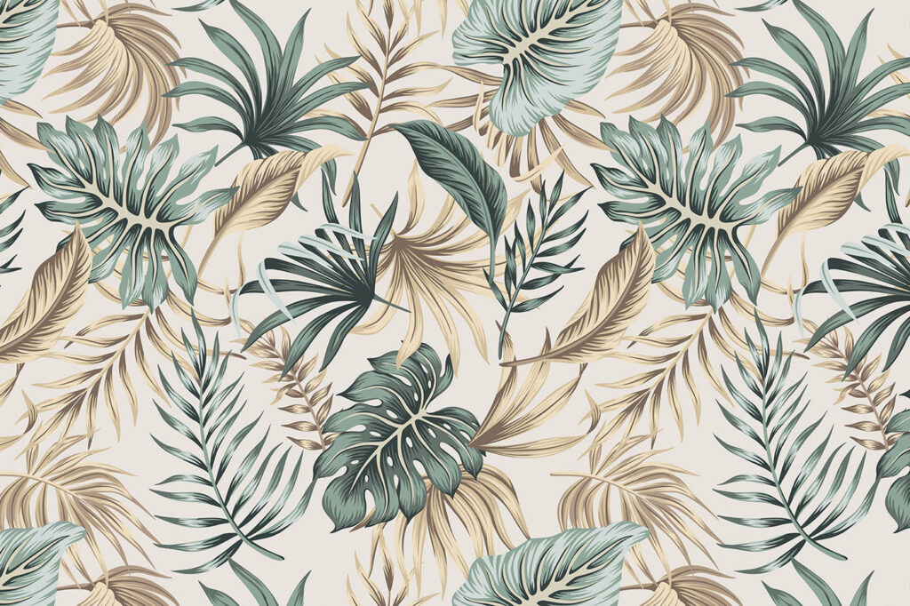 Folhas em verde suave — design completo