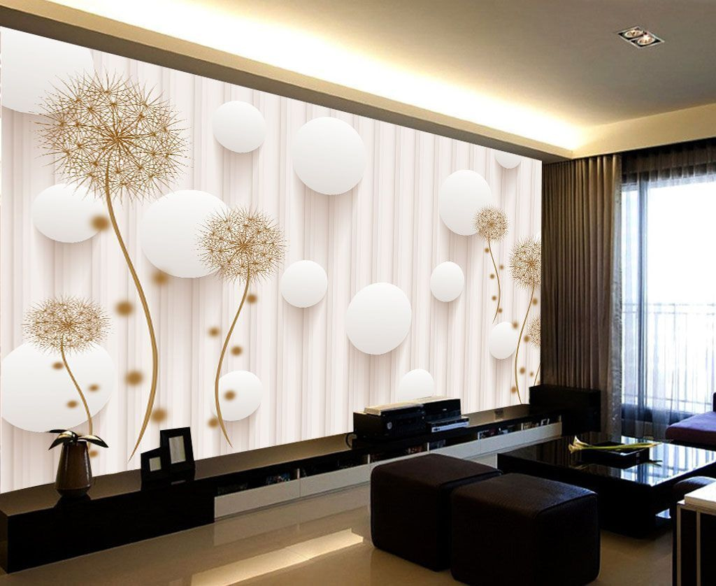 Flores brancas em faixas — interior 8