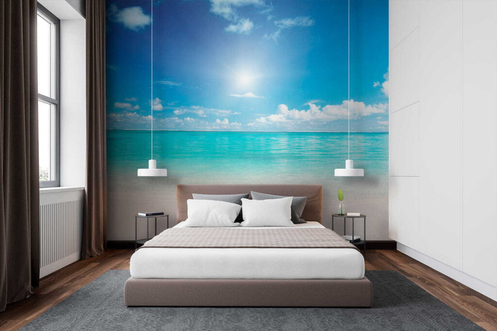 Mar turquesa ao sol — interior 3