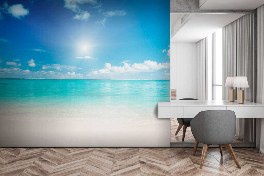 Mar turquesa ao sol — interior 4
