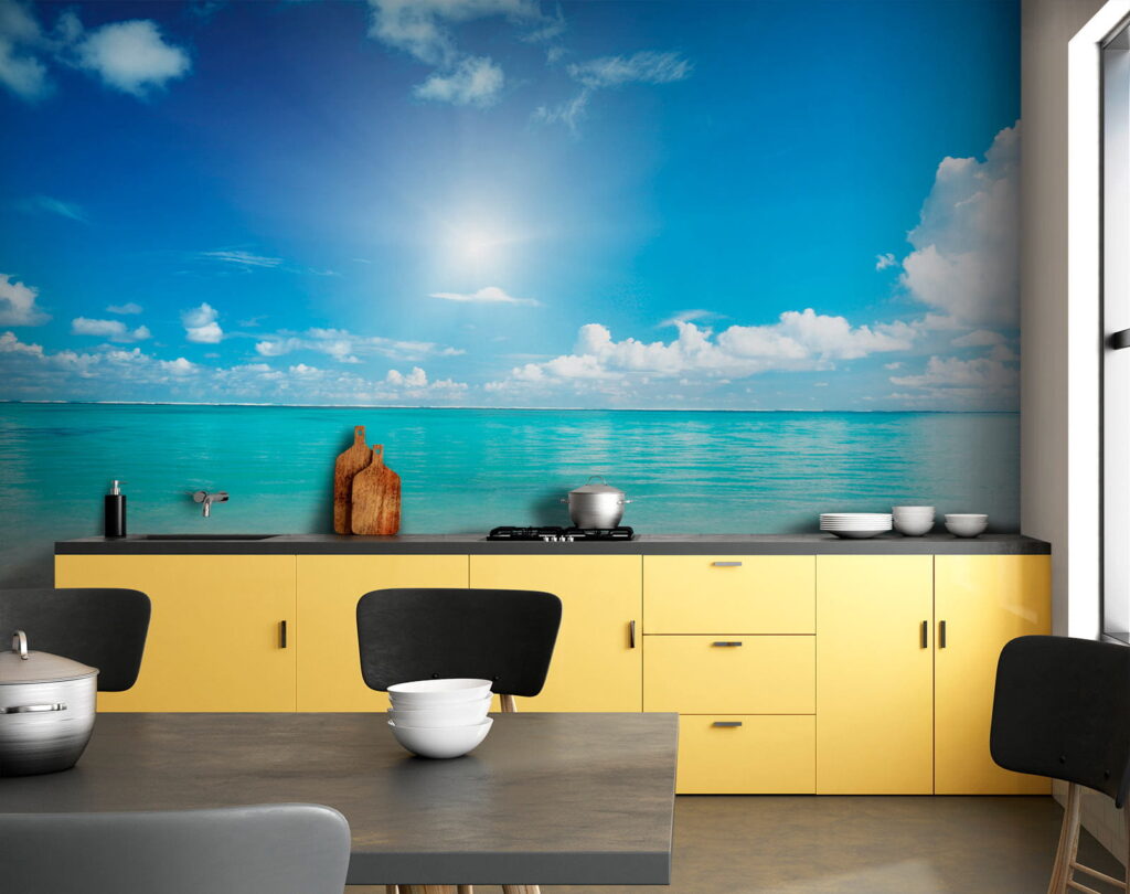 Mar turquesa ao sol — interior 10