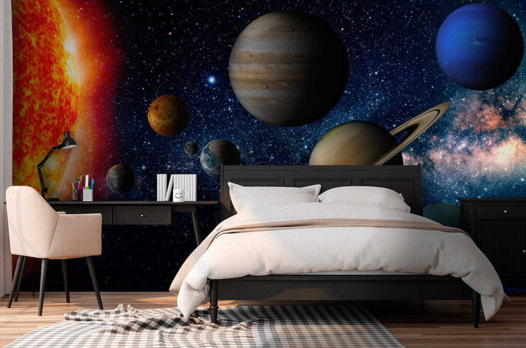 Planetas junto ao sol — interior 1