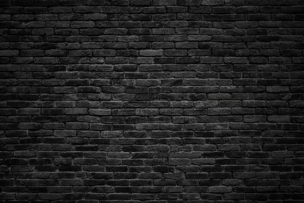 Parede de tijolo negro — design completo