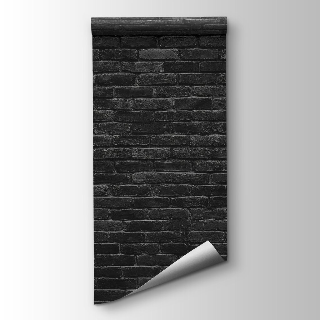 Parede de tijolo negro — vista do produto