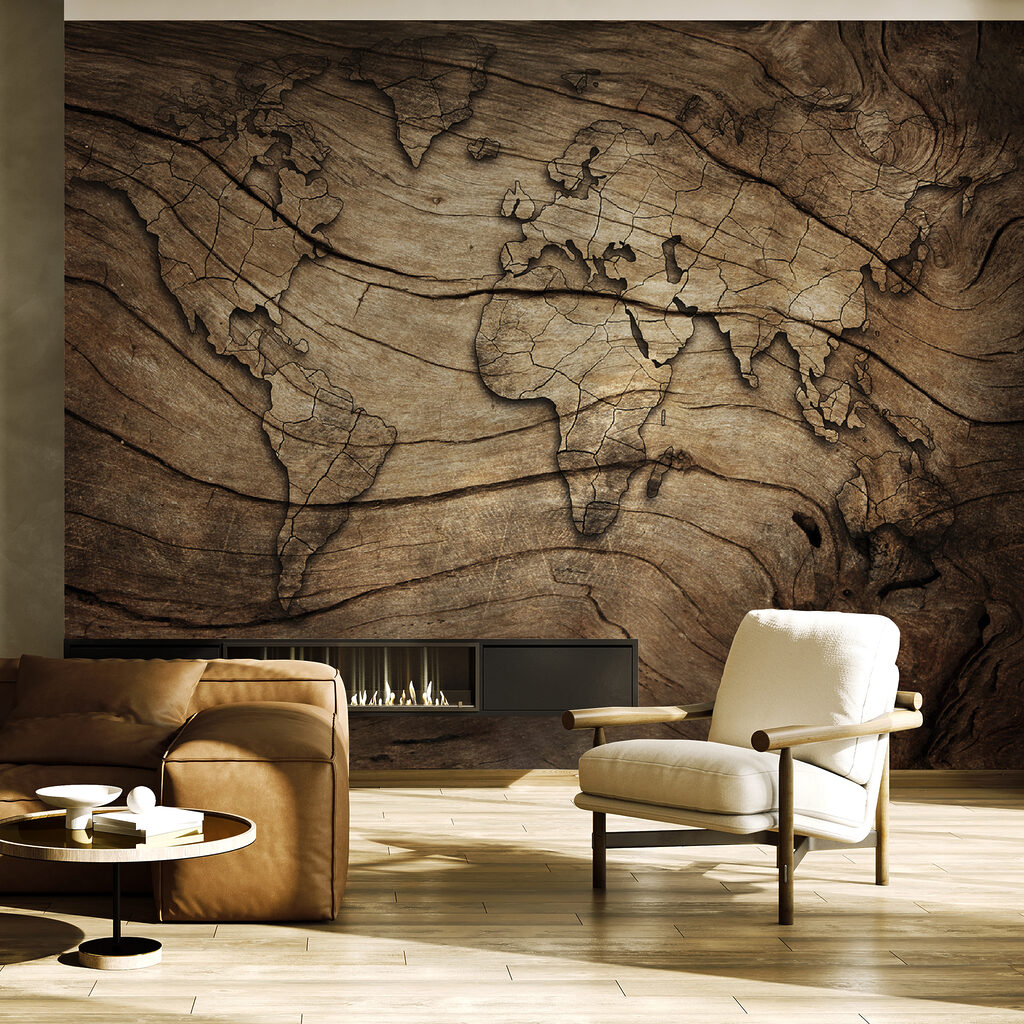 Mapa-múndi em veios — interior 3