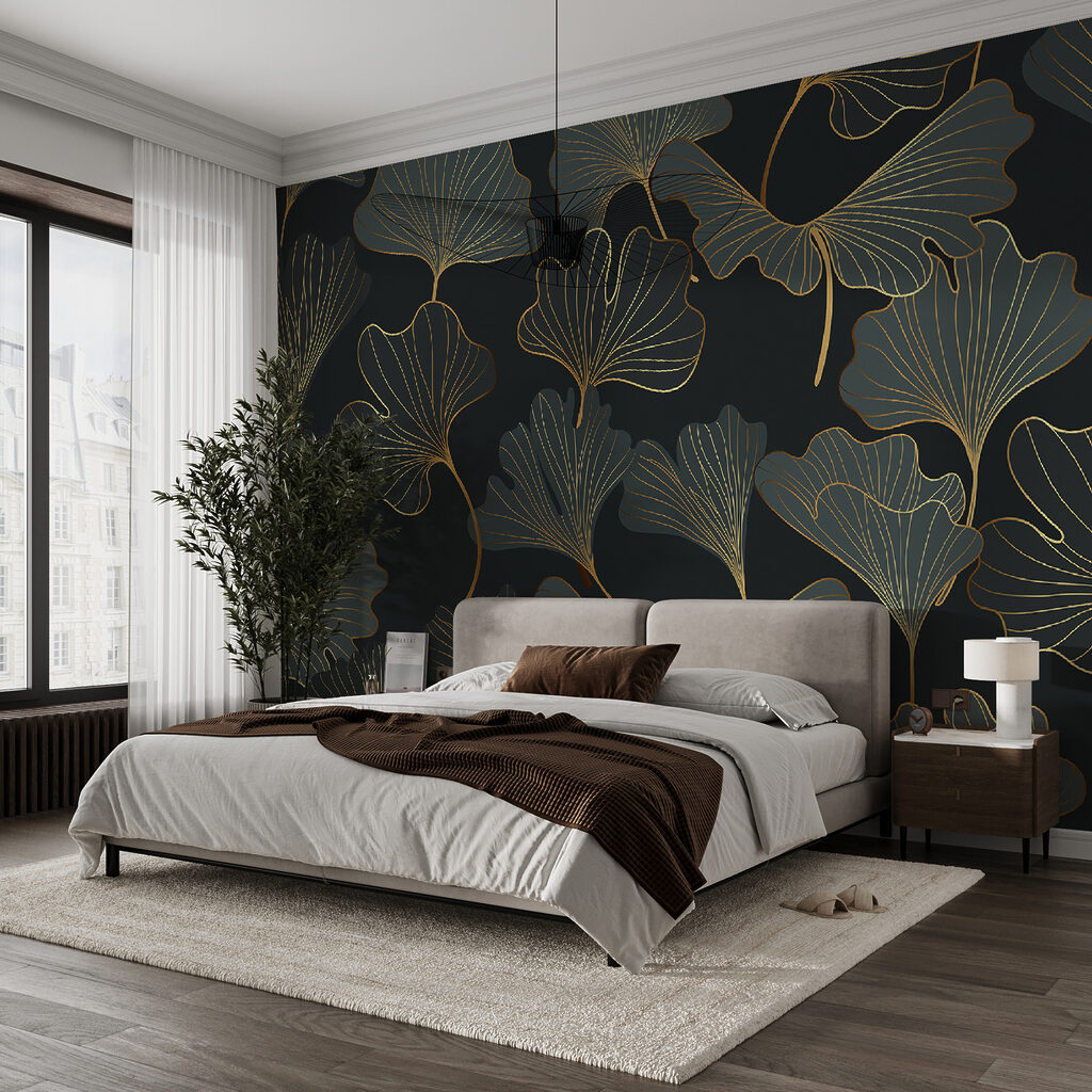 Ginkgo com linhas douradas — interior 3