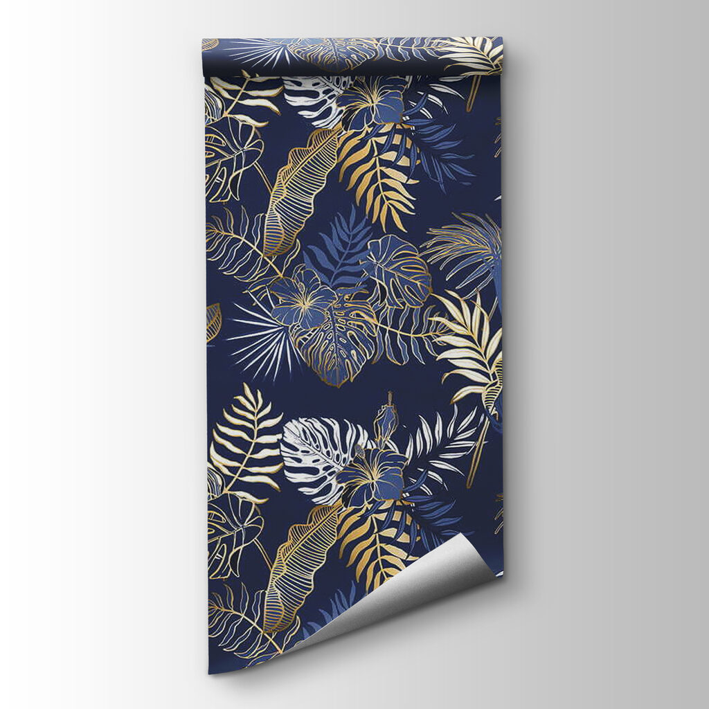 Ramos tropicais em azul-real — vista do produto