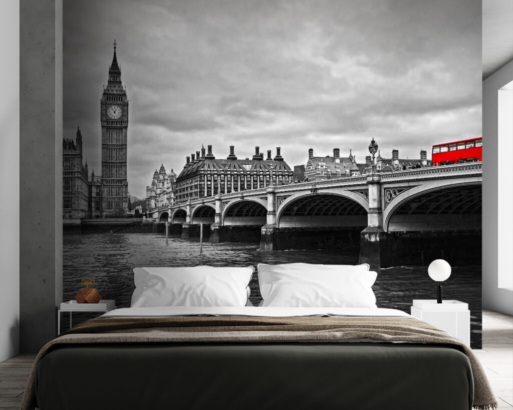 Autocarro vermelho em Westminster — interior 3