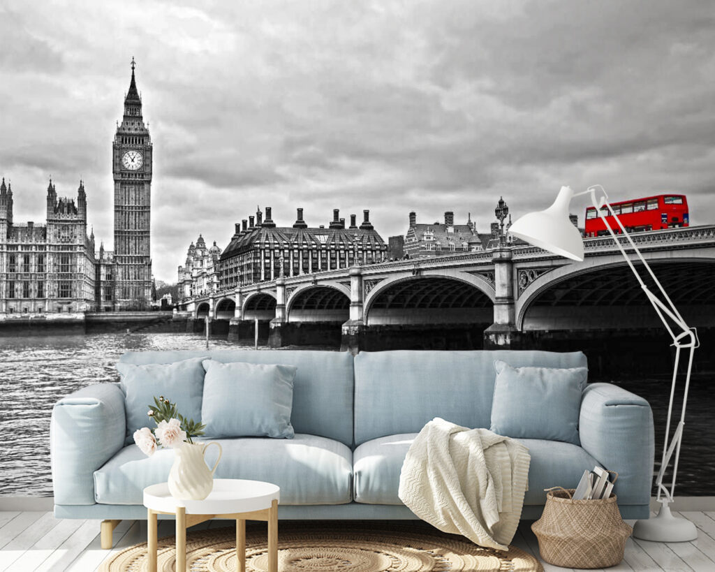 Autocarro vermelho em Westminster — interior 1