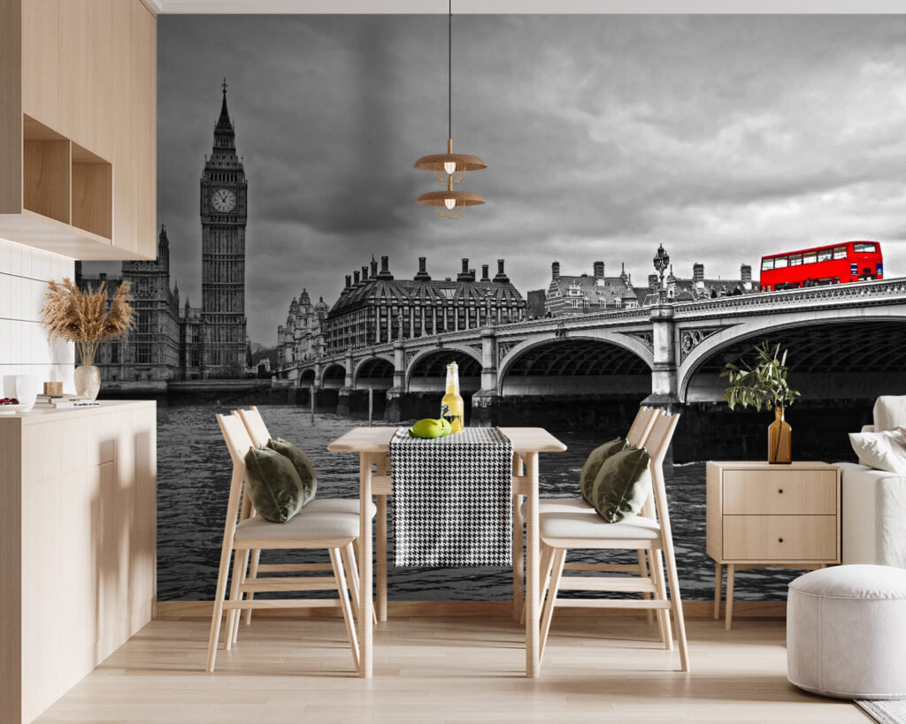 Autocarro vermelho em Westminster — interior 5