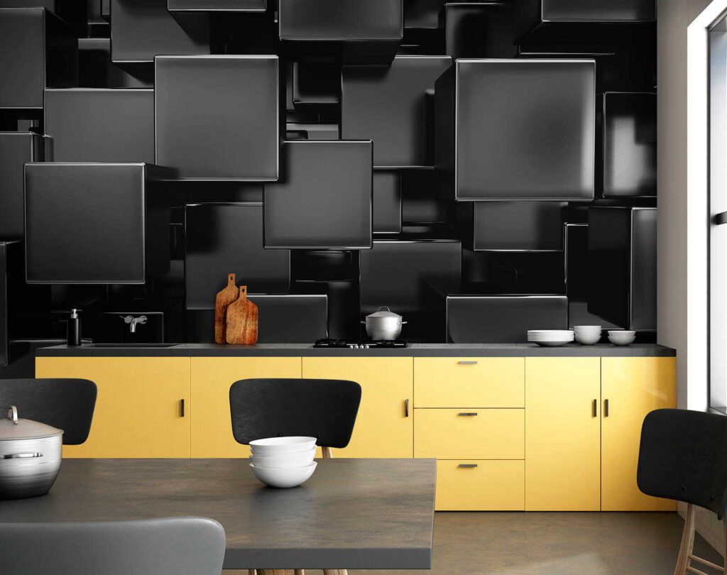 Blocos pretos em destaque — interior 8