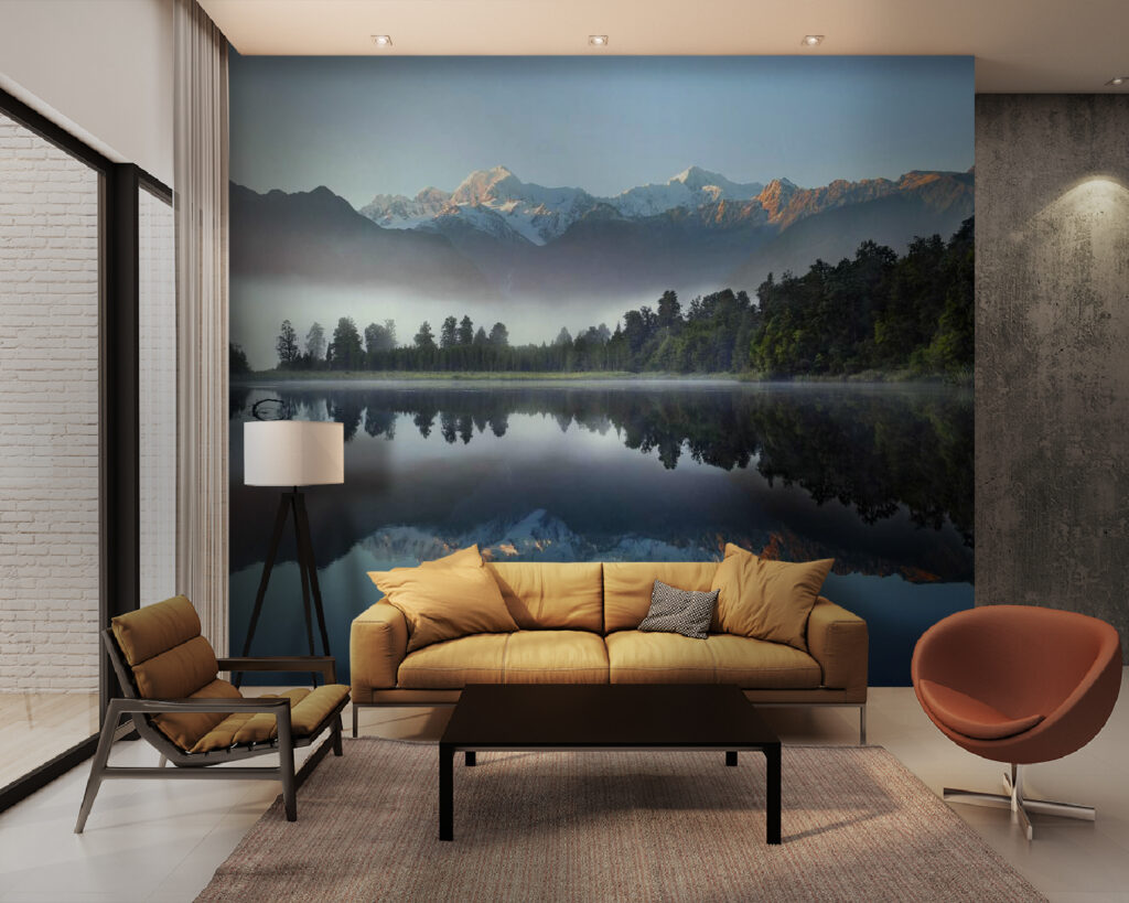 Montanhas refletidas no lago — interior 2